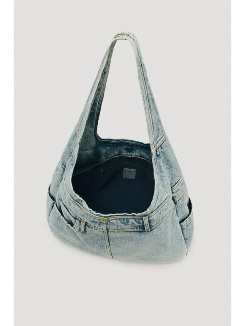 ZARA LIMITED EDITION MAXI DENIM BAG - Picture 6 of 6